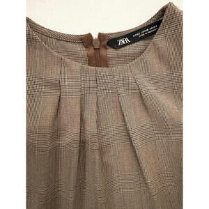 Zara Brown Casual Dress Women XS • Very Good Pre-Owned Condition